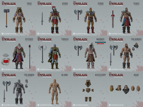 Kickstarter: The Unslain 1/18th Scale Action Figures