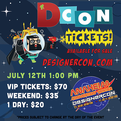 DesignerCon 2019 – Tickets on Sale