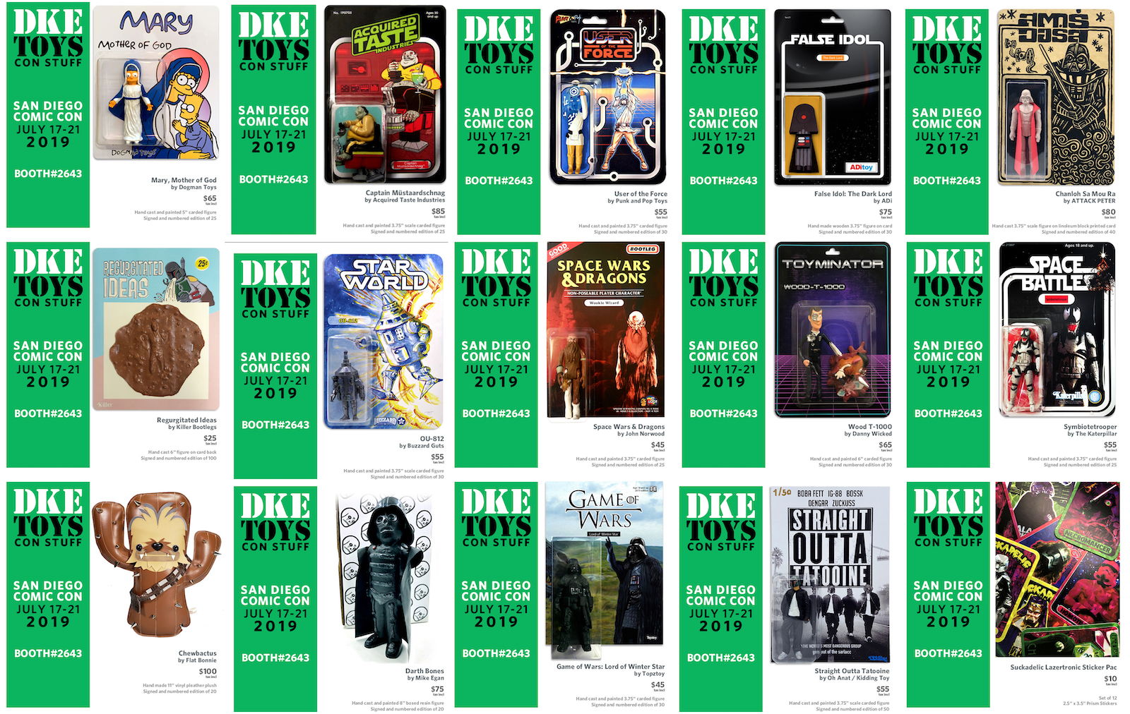SDCC19: DKE Toys Exclusives