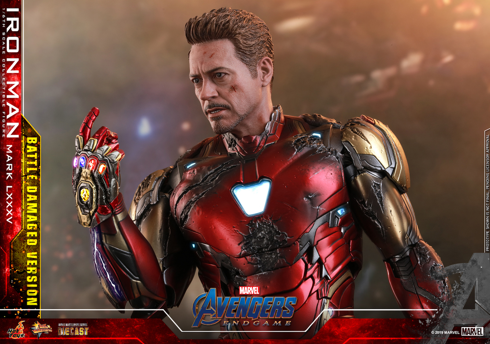 1/6th scale Iron Man Mark LXXXV Battle Damaged Version