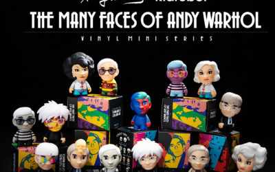 The Many Faces of Andy Warhol Series by Kidrobot