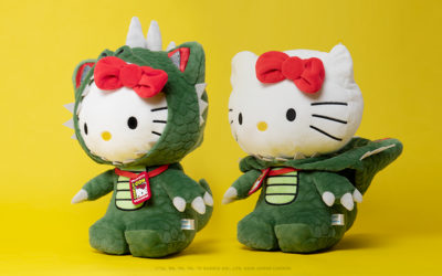 Hello Kitty Kaiju Cosplay 16-inch Plush