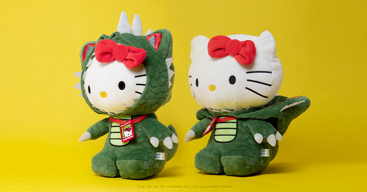 Hello Kitty Kaiju Cosplay 16-inch Plush
