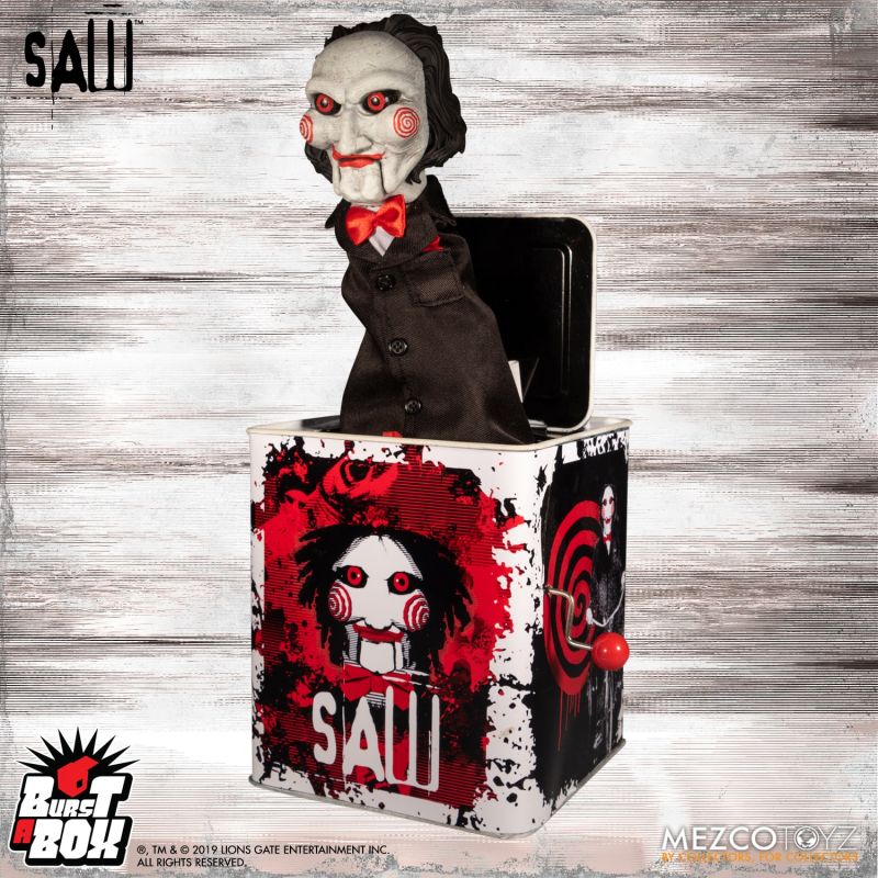 Mezco – Saw Burst-A-Box