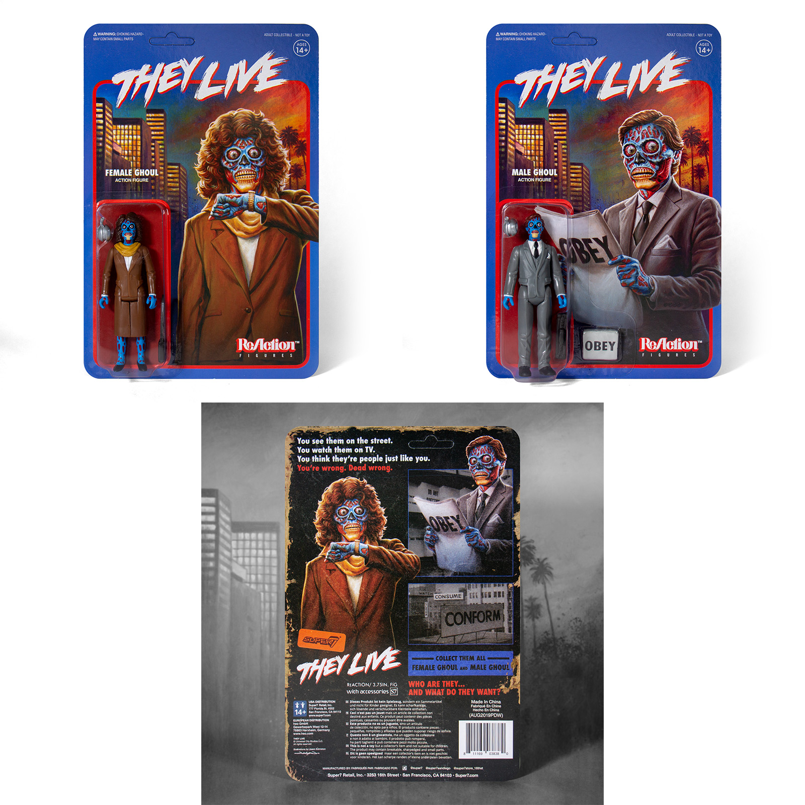 They Live ReAction Figures