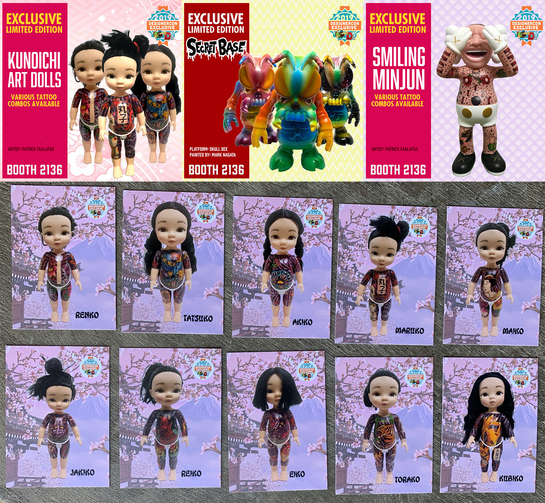 DCON19 – Wing Kong Tiki/Skatepunk Booth