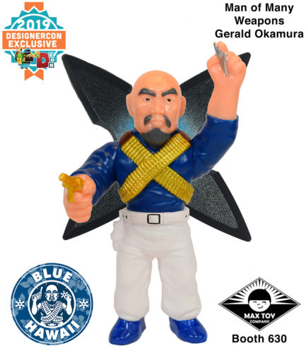 DesignerCon 2019 Exclusive Man of Many Weapons – Blue Hawaii Edition