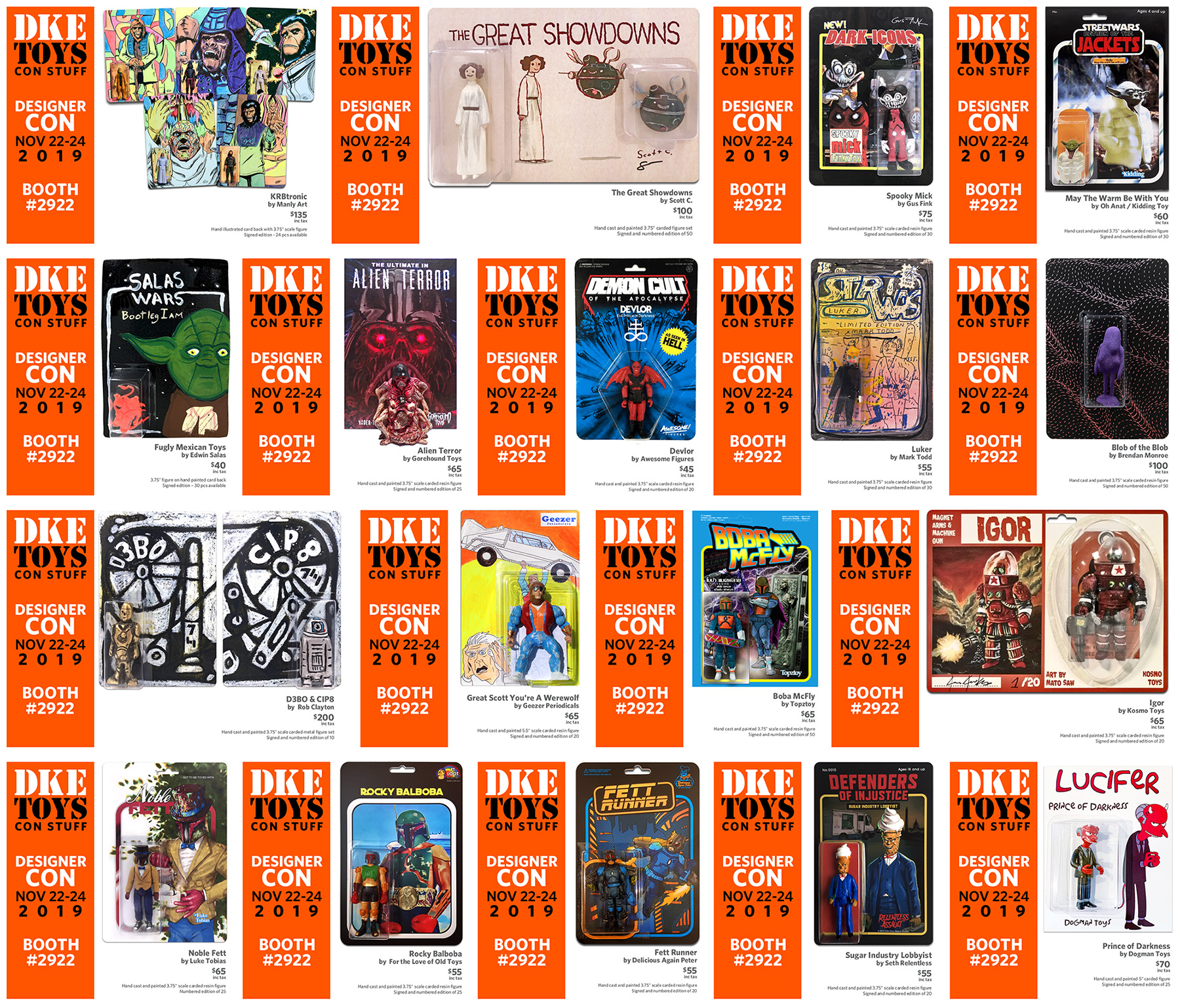 DesignerCon 2019 – DKE Toys Releases #1