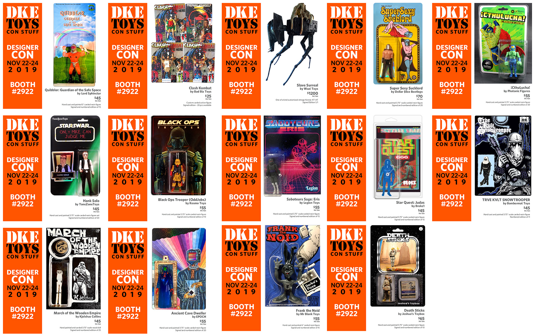 DesignerCon 2019 – DKE Toys Releases #2