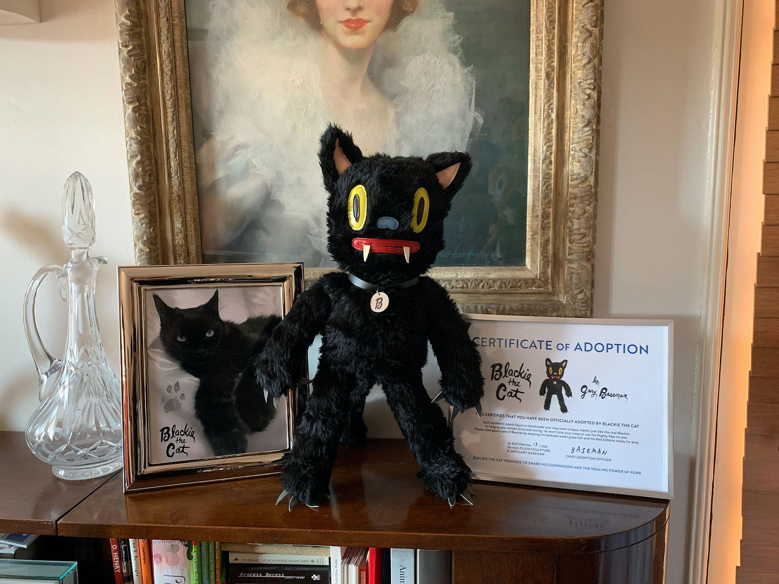 Gary Baseman – Blackie the Cat Plush