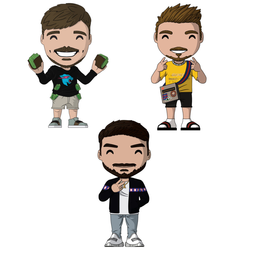 Mr. Beast Youtooz Collectibles – Plastic and Plush