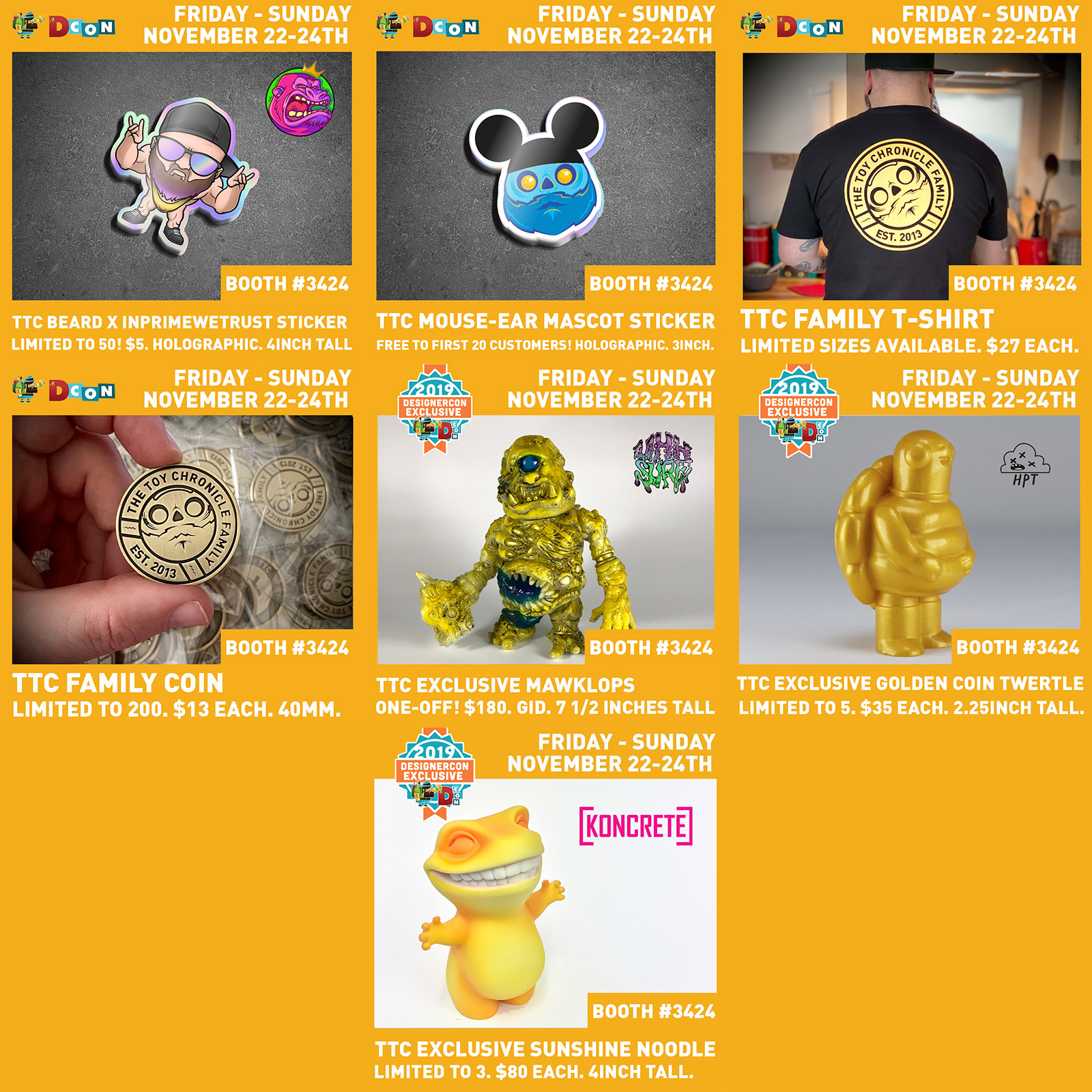 DCON19 Exclusives from The Toy Chronicle