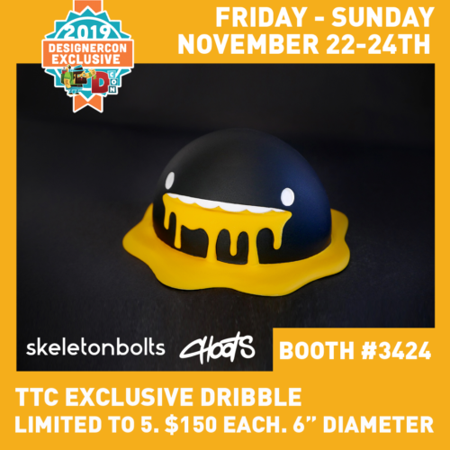 DesignerCon 2019 – The Toy Chronicle Dribble Yellow Edition