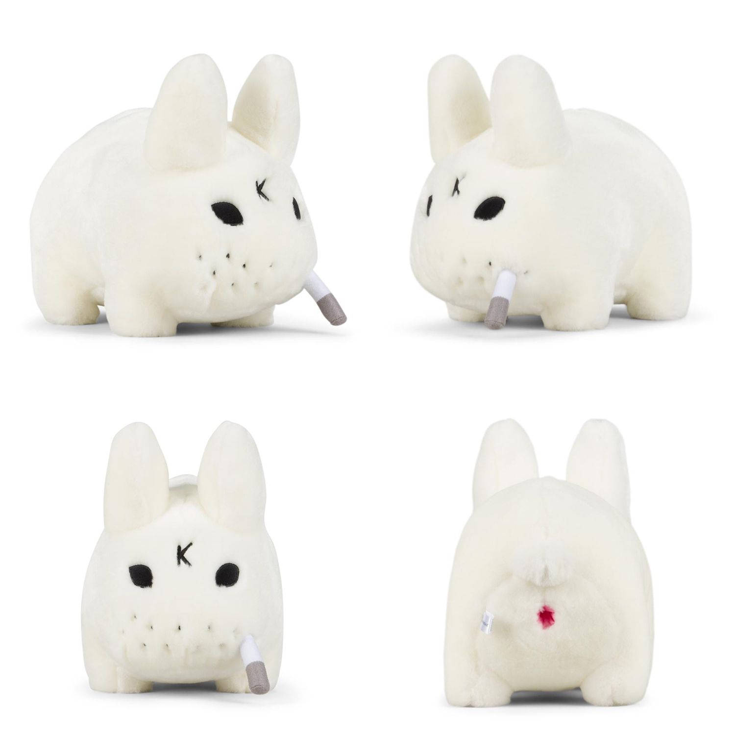 Smorkin’ Labbit White 14-inch Plush by Frank Kozik