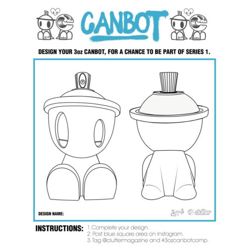 3oz Canbot Blindbox Series Artist Call