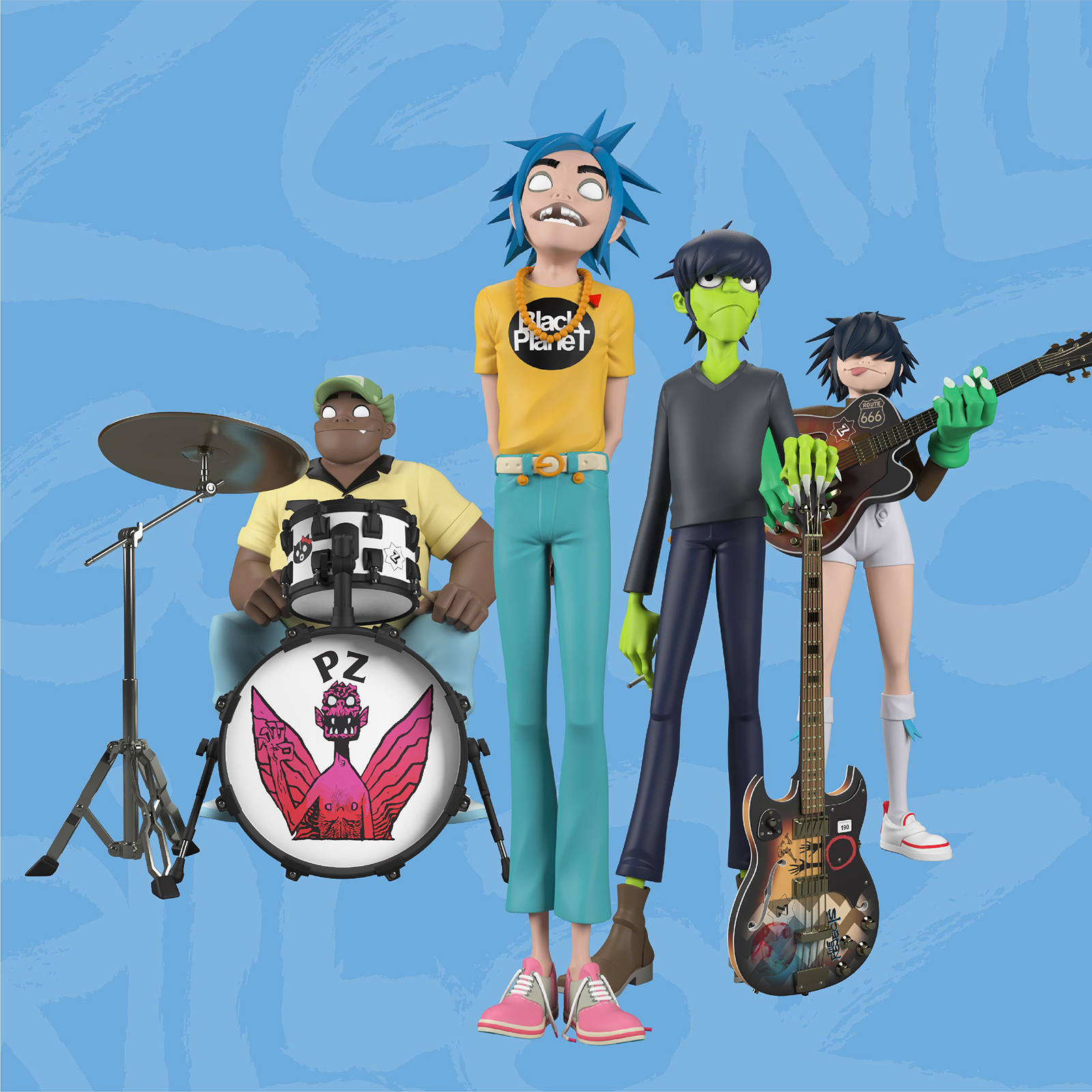 Superplastic x Gorillaz Song Machine Vinyl Figures