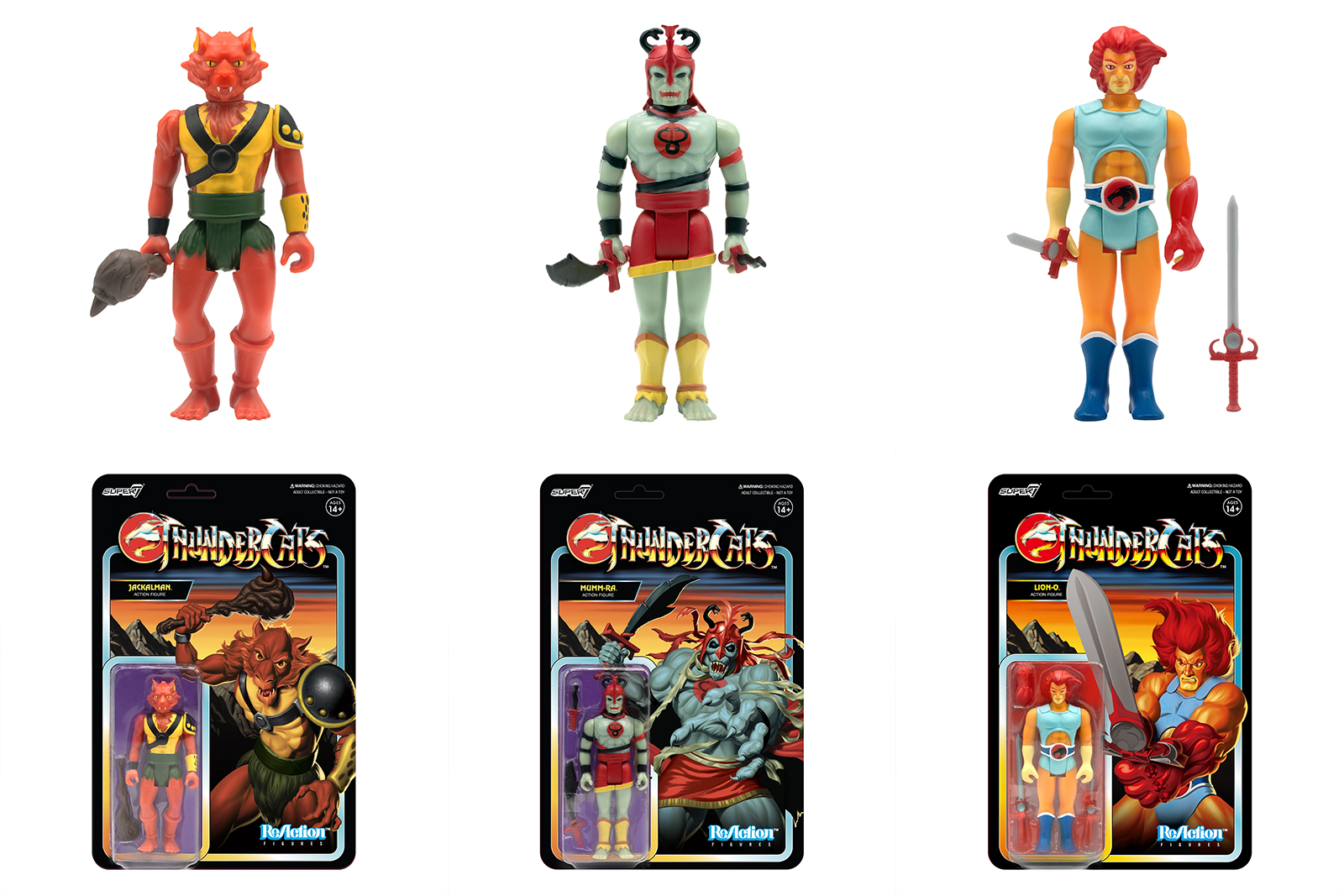 ThunderCats Original Toy Color Variant ReAction Figures! | Plastic and ...